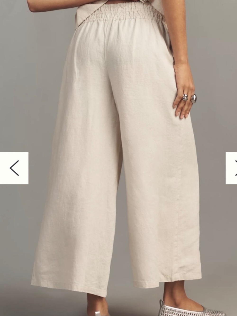 Anthropologie Somerset 100%
Linen Pull-On Pants Tan size 3XL - Picture 3 of 8